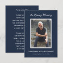 Search for blue prayer cards Memorial