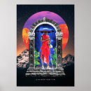 Search for martians posters Spaceship