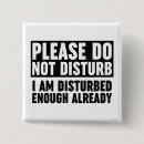 Search for disturbed badges Do not disturb
