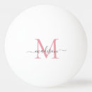 Search for pink ping pong balls Monogrammed