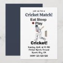 Search for crickets invitations Cricketer