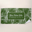 Search for palm leaf beach towels Tropical
