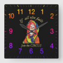Search for circus clown clocks Funny
