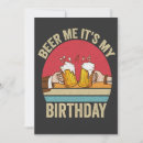 Search for funny beer birthday invitations Vintage