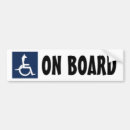 Search for wheelchair bumper stickers Handicap