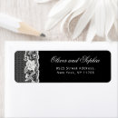Search for doily return address labels Elegant