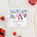 Search for feather napkins Green