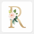 Search for initial letter r stickers Floral
