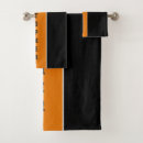Search for orange and black bath towels For him