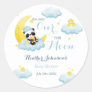 Search for panda baby shower stickers Girl