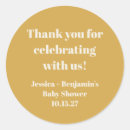 Search for yellow baby shower thank you stickers Boy or girl