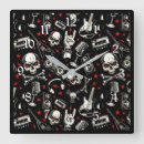Search for skull guitar art Black