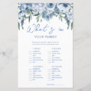 Search for whats in your purse bridal shower games Wildflower