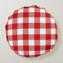 Search for red and white check cushions Plaid