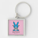 Search for smiling bunny key rings Jim benton