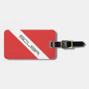 Search for swimmer luggage tags Diving