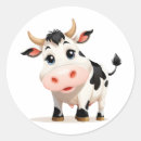 Search for cartoon cow stickers Cute
