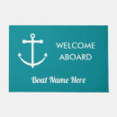 Search for turquoise doormats Welcome aboard