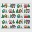 Search for home wrapping paper Houses