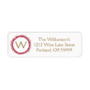 Search for seasons greeting return address labels Wreath