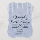 Search for baby blue sweet 16 invitations Elegant
