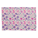 Search for purple flower pillowcases Pattern