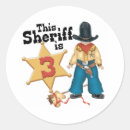 Search for birthday badge stickers Cowboy