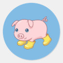 Search for blue pig stickers Piglet