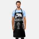 Search for mens barbecue aprons Grandfather