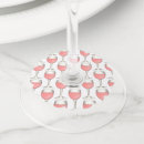 Search for wedding wine charms Rose