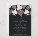 Search for faux silver wedding invitations Black