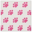 Search for pink paw prints fabric Animals