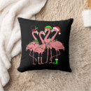 Search for christmas flamingo cushions Santa