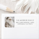 Search for nostalgic return address labels Santa
