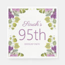 Search for 95th birthday napkins Elegant