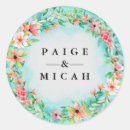 Search for name wedding stickers Botanical