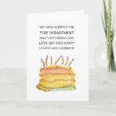 Search for funny cake birthday cards Whimsical