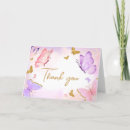 Search for butterfly thank you cards Gold