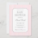 Search for pink stripe invitations Mother to be