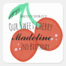 Search for red cherry stickers Botanical