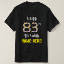 Search for 83rd tshirts 83 years old