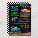 Search for monster trucks invitations Boy