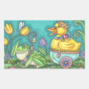 Search for frog rectangle stickers Cute