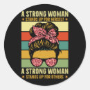 Search for strong women stickers Rights