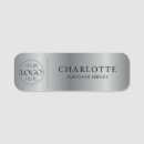 Search for silver name tags Employee id