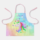 Search for magical unicorn aprons Purple