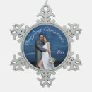 Search for our first together christmas tree decorations Bride and groom