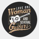Search for guitar lovers stickers Funny