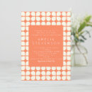 Search for orange bridal shower invitations Colourful