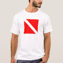 Search for divers flag tshirts Diver down flag